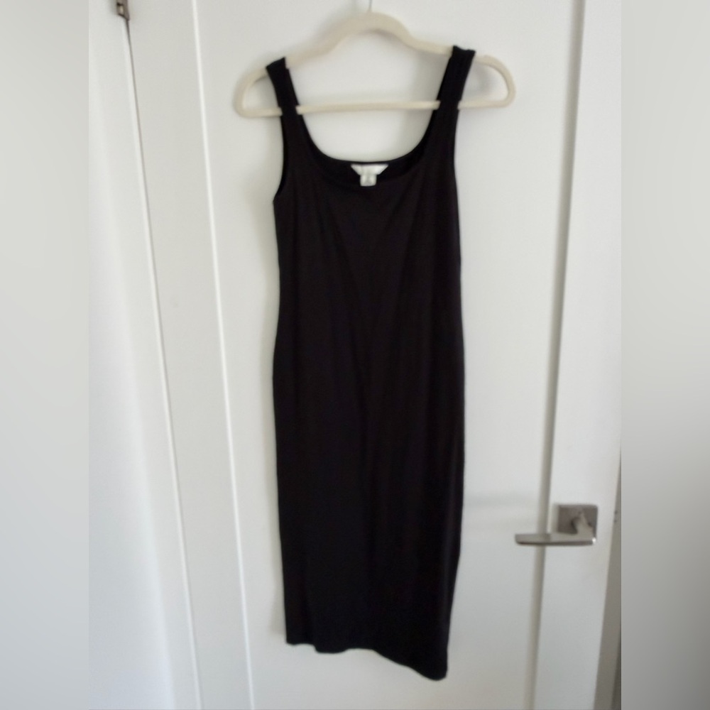 H&M Black Midi Dress